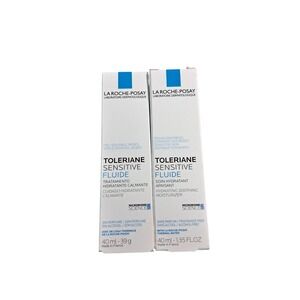 2pcs Bundle La Roche Posay Toleriane Sensitive Fluide 40ML Hydrating Moisturizer